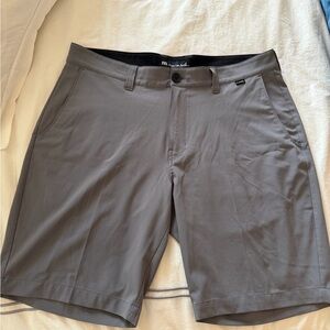 Travis Mathew Charcoal Flat Front Shorts